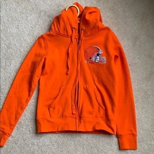 Cleveland Browns women’s zip up hoodie